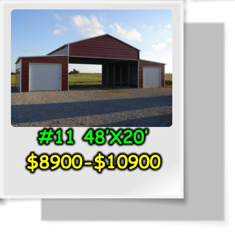 #11 48’X20’ $8900-$10900