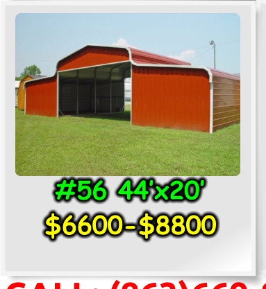 #56 44’x20’ $6600-$8800